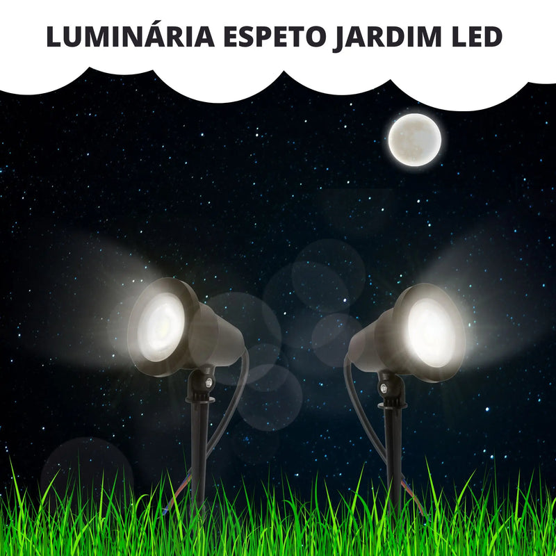 Kit 5 Luminárias Espeto para Jardim