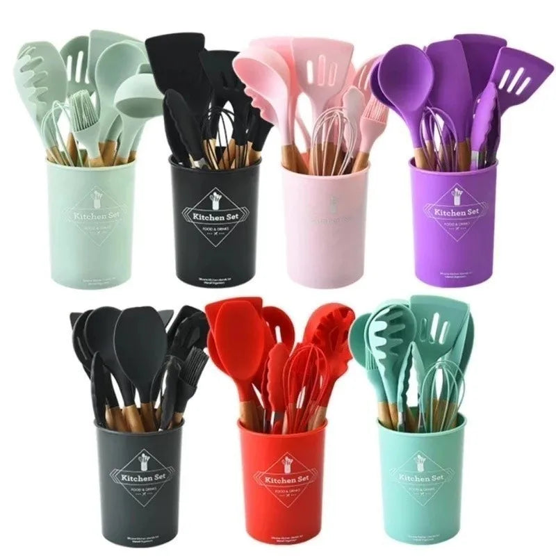 Kit com 12 Utensílios para cozinhar