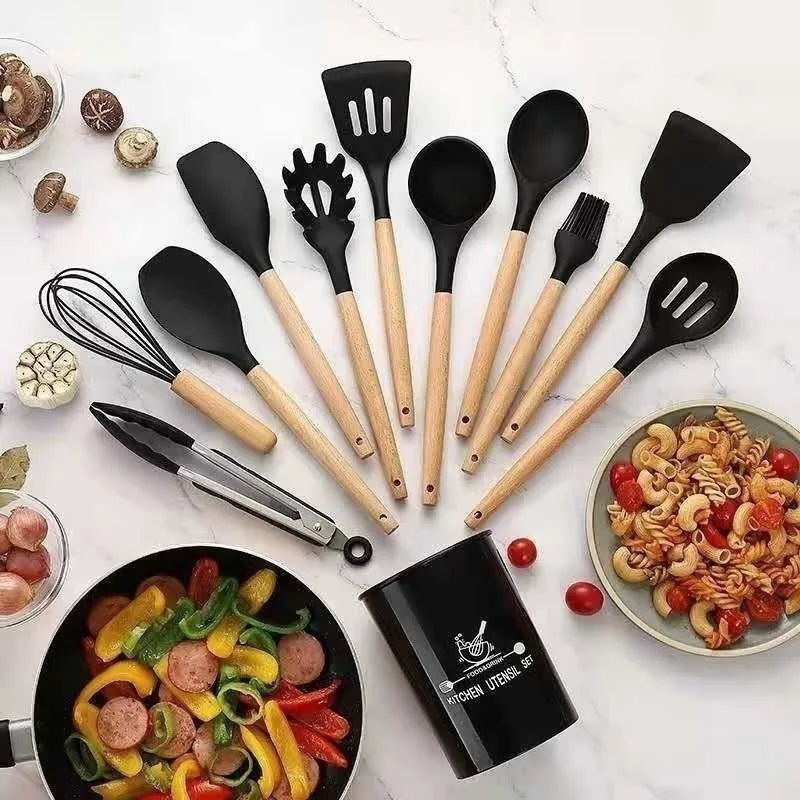 Kit com 12 Utensílios para cozinhar