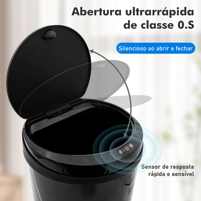 Lixeira Inteligente 12L com Sensor