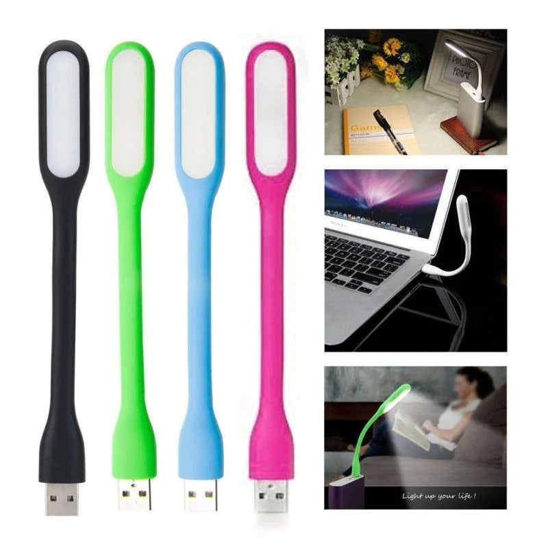 Mini Lâmpada LED USB Flexível para Leitura