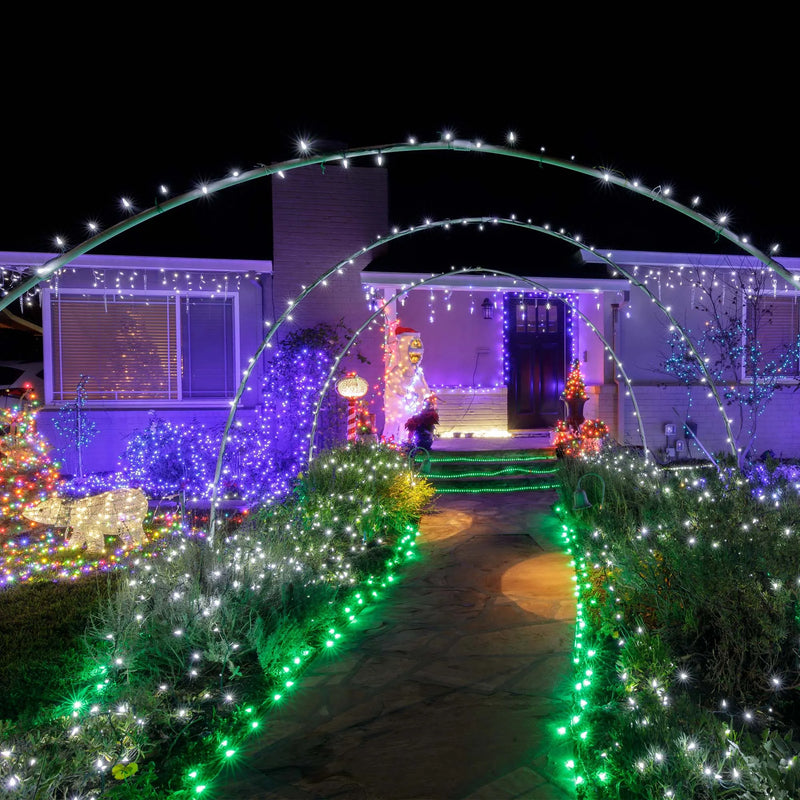 Cordão de Luzes de Natal c/ Carregamento Solar