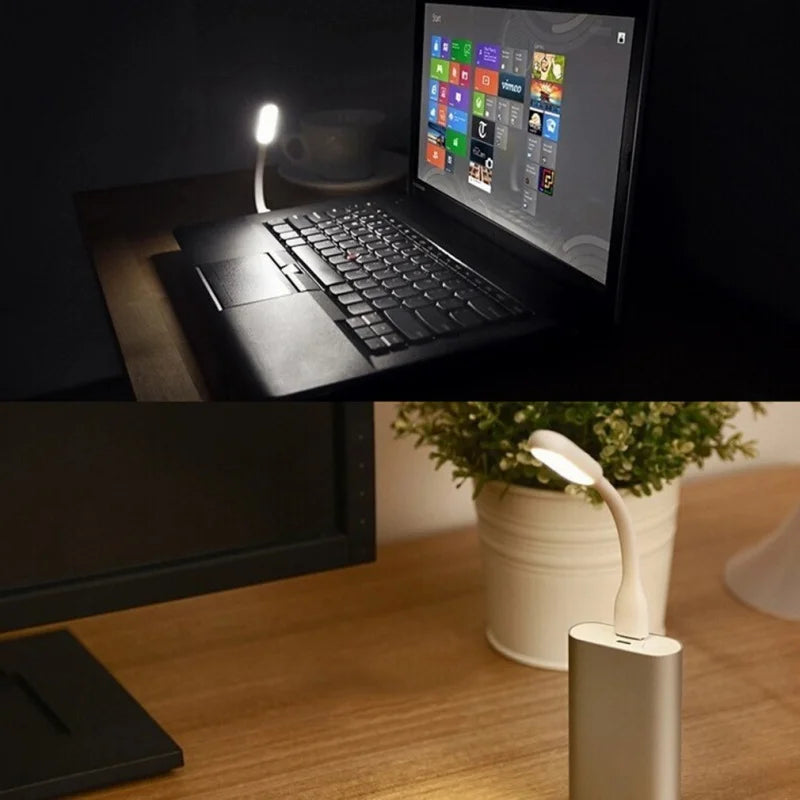 Mini Lâmpada LED USB Flexível para Leitura