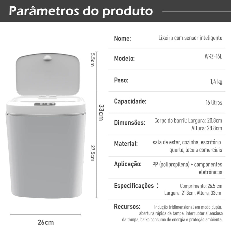 Lixeira Inteligente com Sensor